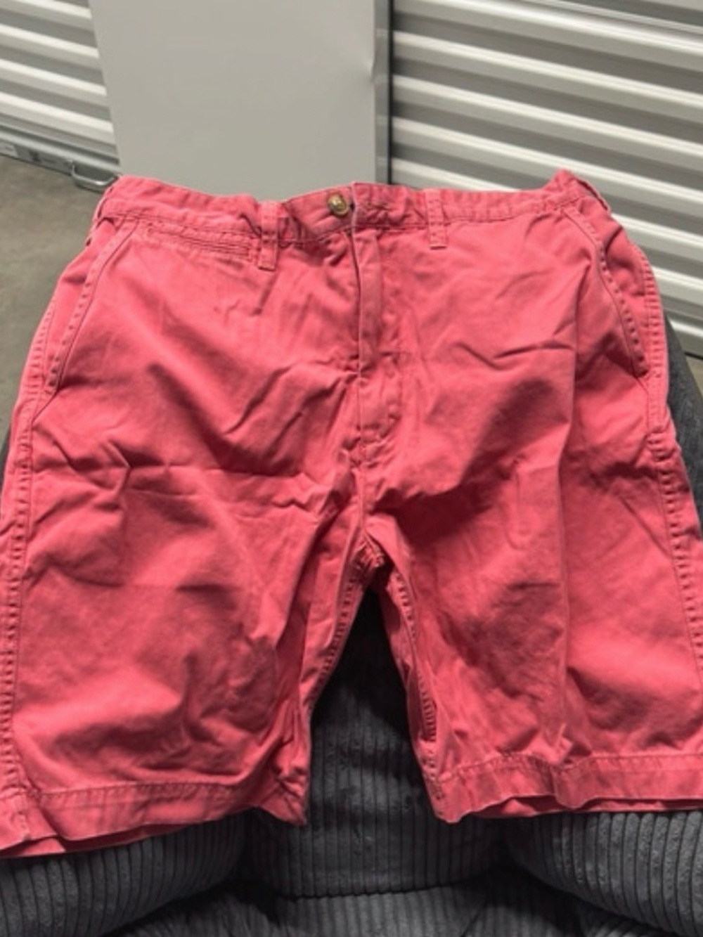 Ralph Lauren Coral Pink Men’s Flat-Front Chino Shorts Size 35